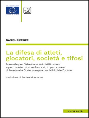 cover image of La difesa di atleti, giocatori, società e tifosi
